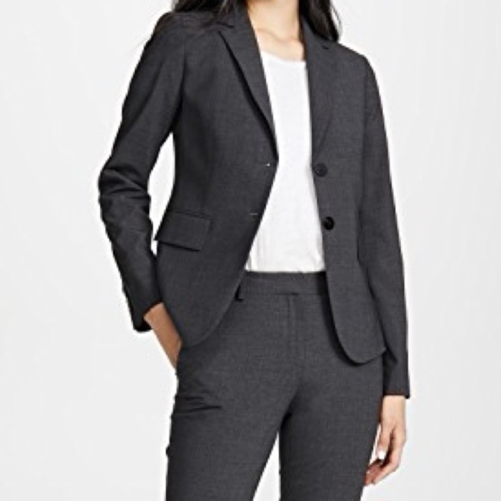 Theory Carissa Gray 2 button Blazer / suit jacket